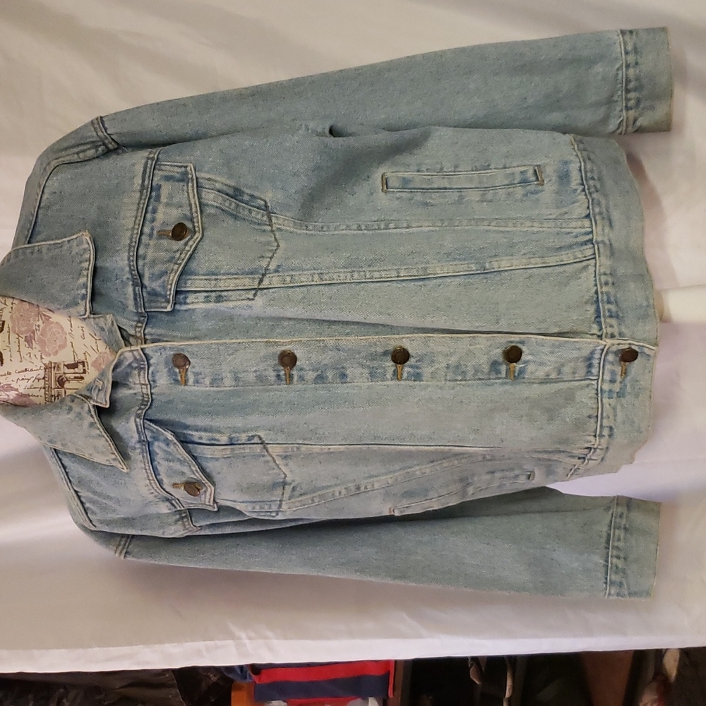 London Jean . Blue jean jacket.